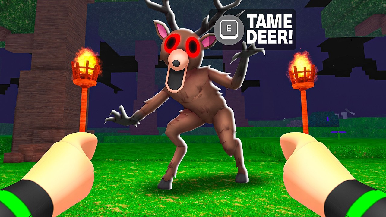 i tamed the deer..