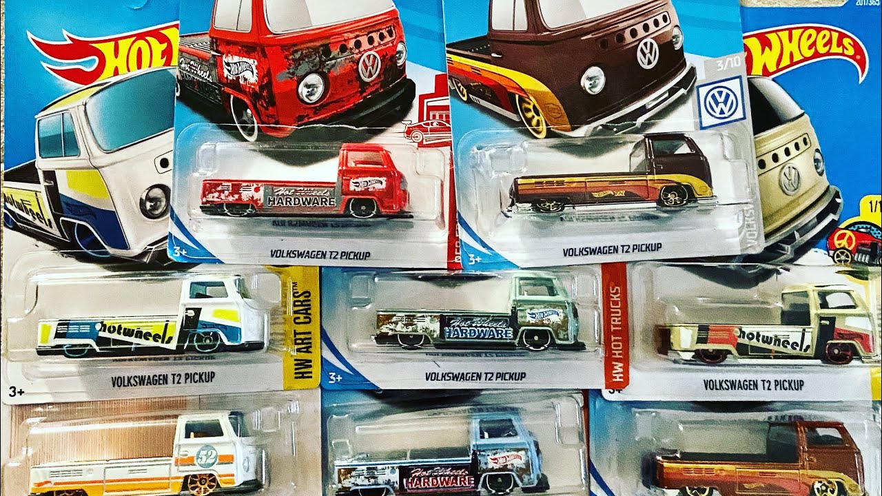 Colección completa  Volkswagen t2 pickup hotwheels Roysuperwheels