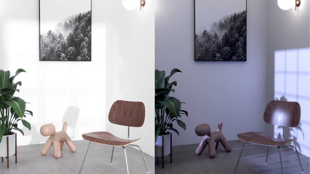 Rendering a Modern Interior Pt 3 - Lighting