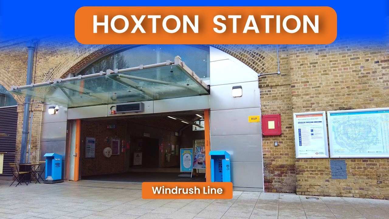 Hoxton Station Walkthrough - London Overground Windrush Line