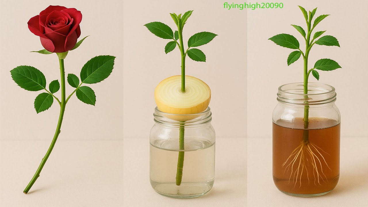 New Method! Easy Rose Cutting Propagation with 100% Results