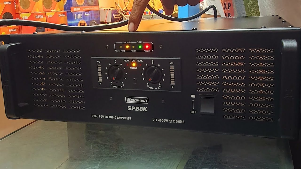 stranger 8K amplifier 8000watt Unboxing #stranger