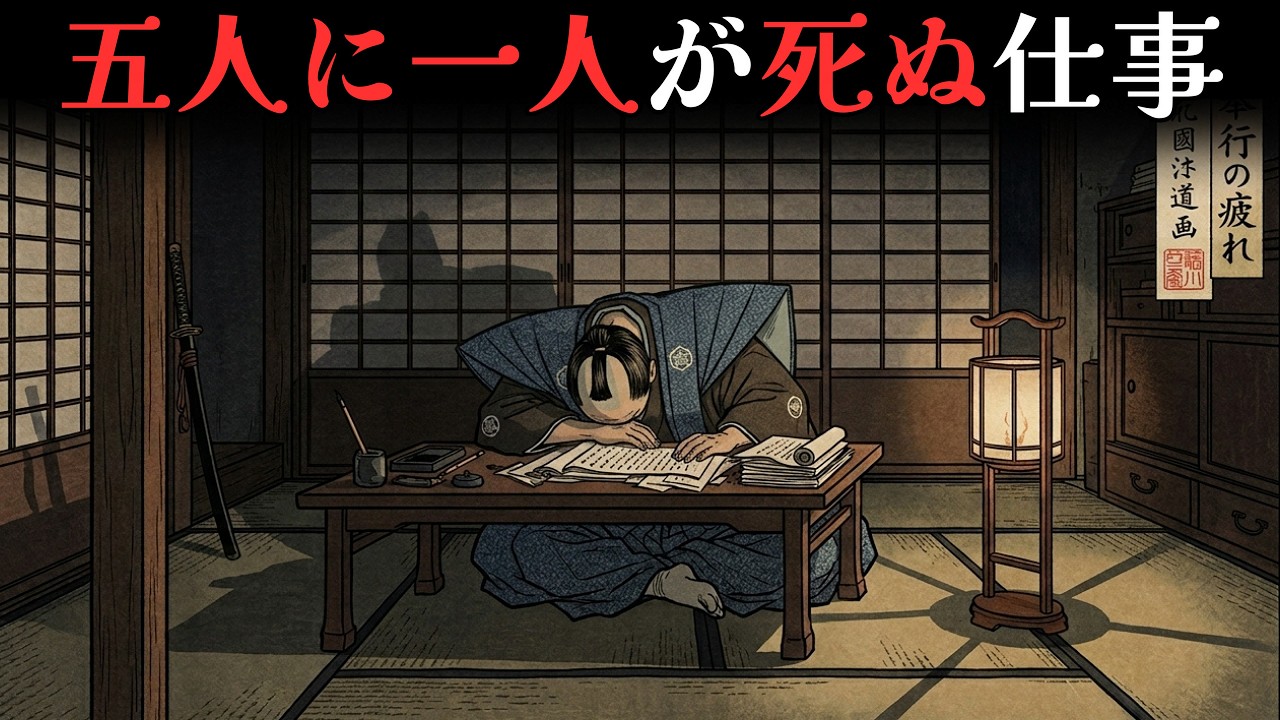 【衝撃】死亡率十八.九％！江戸の町奉行が現代のブラック企業より過酷だった理由【江戸ログ】
