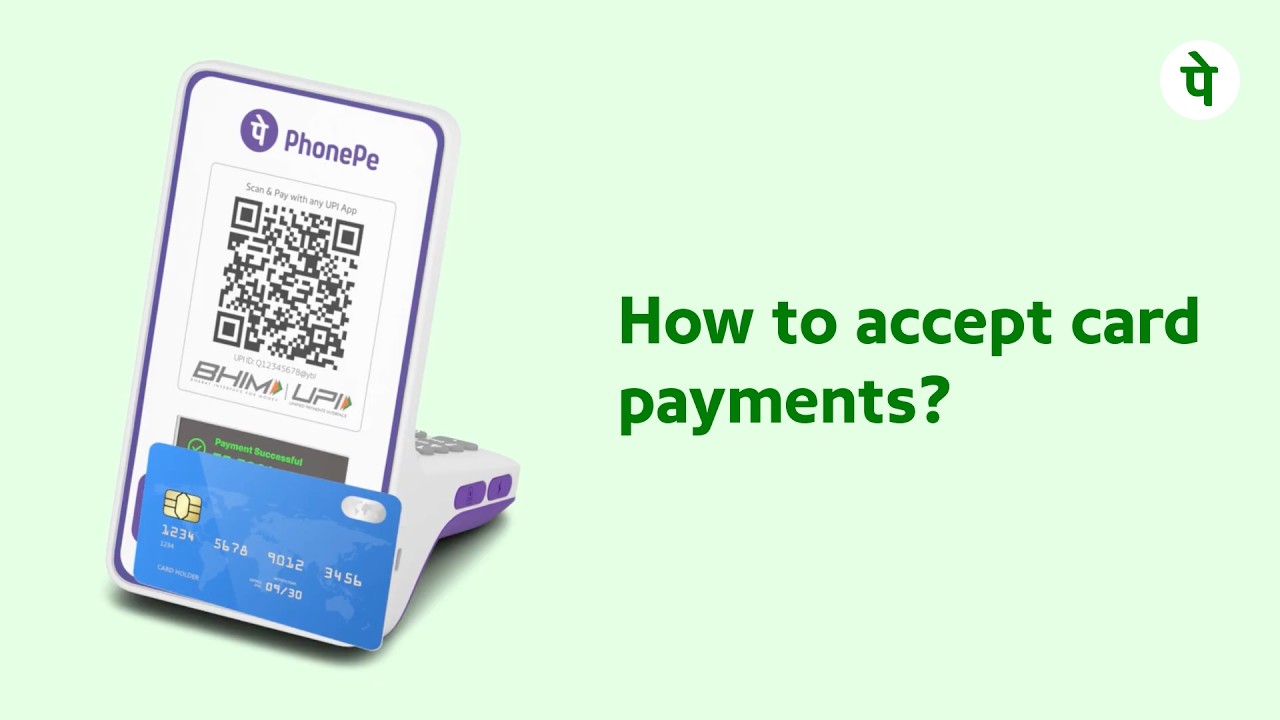 How to accept card payments on your PhonePe SmartPOD