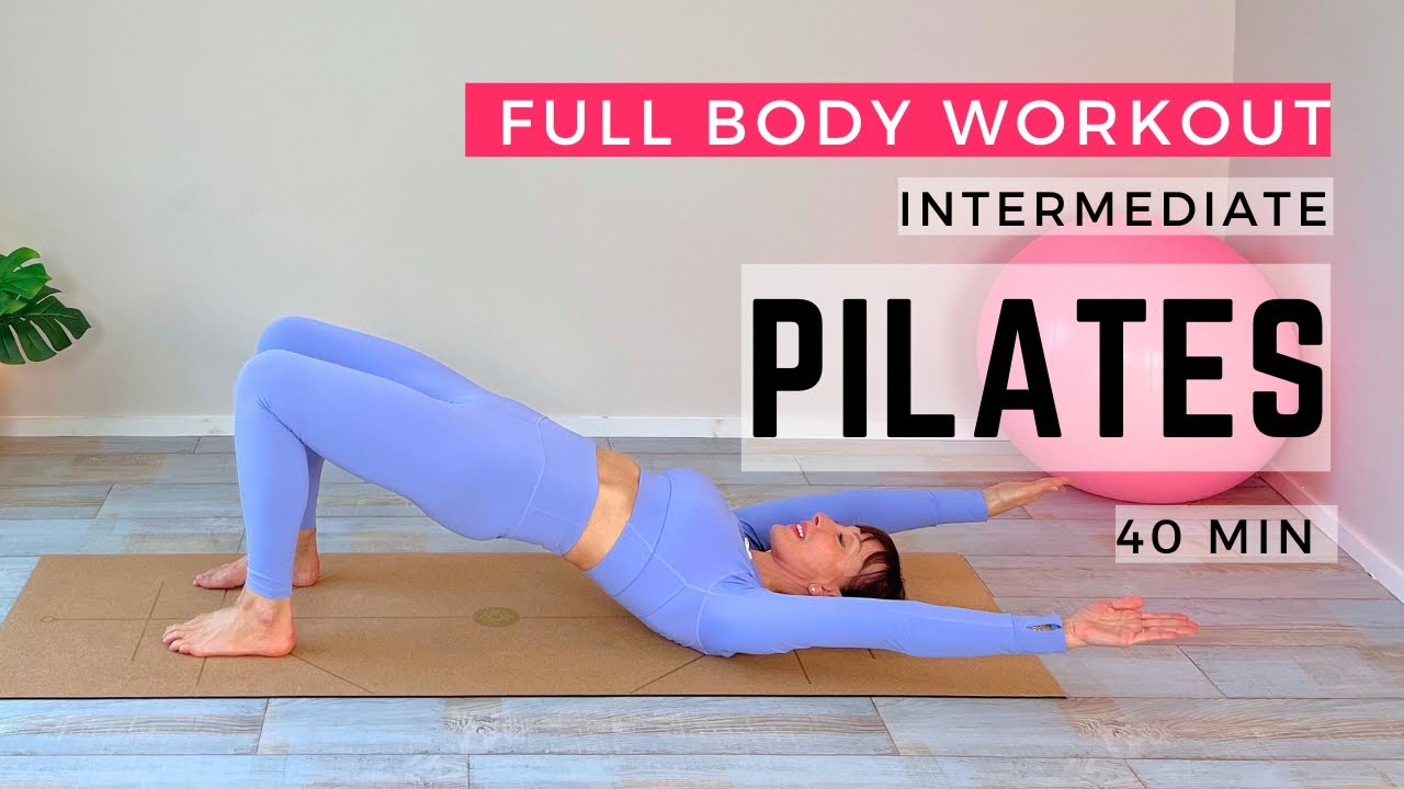 40 Minute Body Sculpt Pilates with No Equipment | Intermediate Pilates | At Home Workout