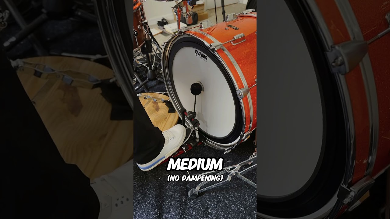 Is this the secret to a perfectly controlled bass tone? #shorts #short #tip #tone #drums #tuning