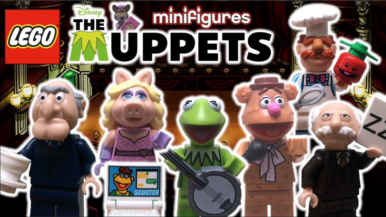 LOS MUPPETS - Colección de Minifiguras de LEGO (Parte 1) | Kermit, Fozzie, Chef - TOY SHOTS (2022)