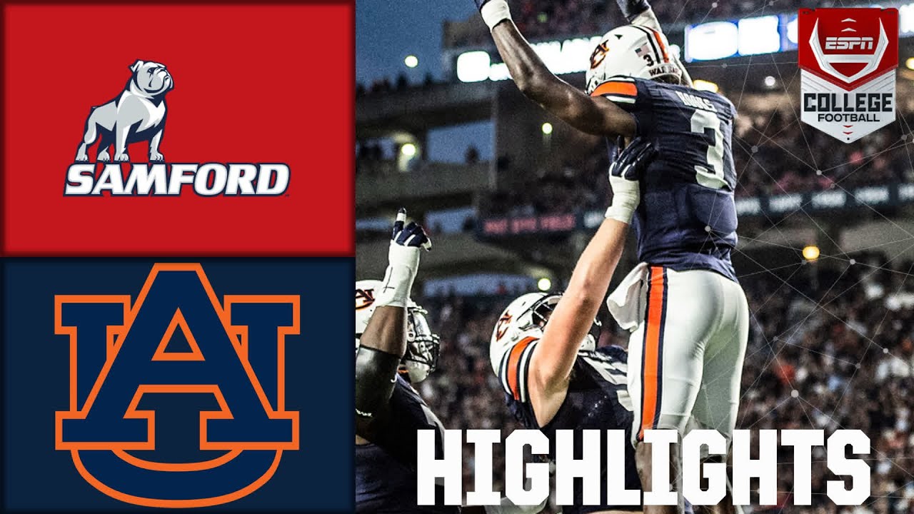 Samford Bulldogs vs. Auburn Tigers | Full Game Highlights