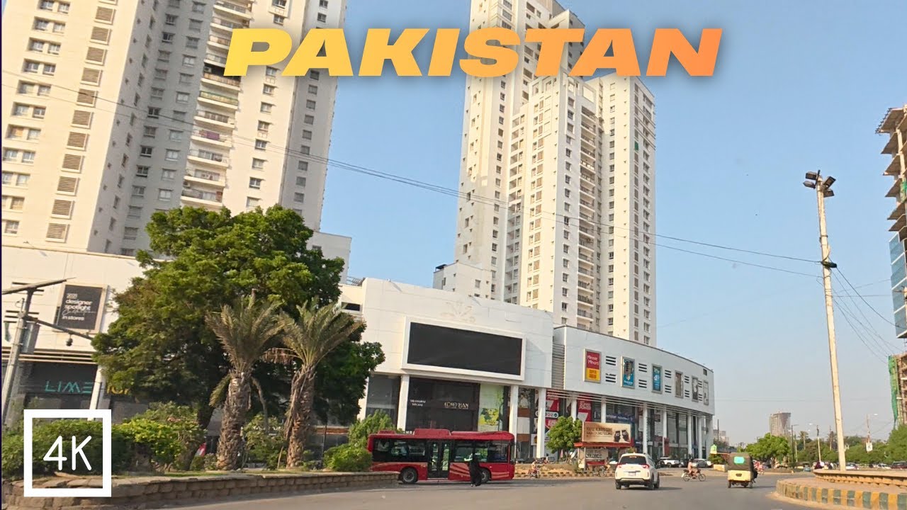 Pakistan Karachi Driving Tour 2025 - Explore the stunning views of Clifton