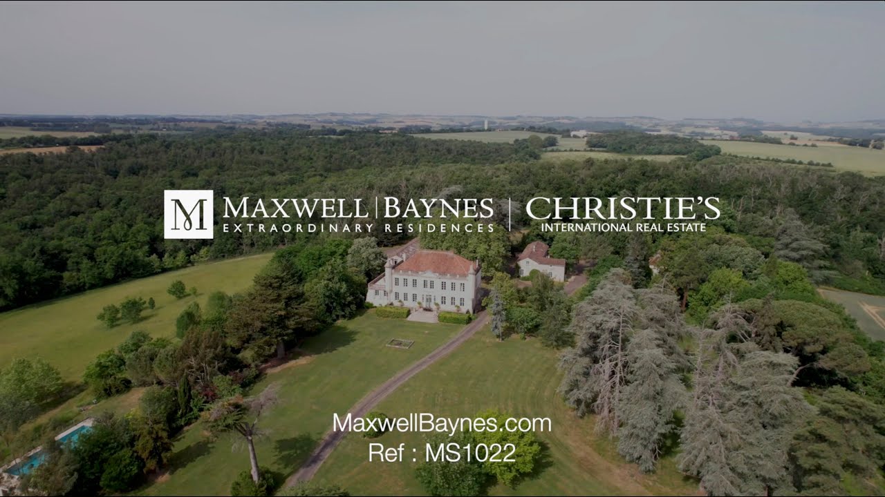 SOLD! Elegant 19th Century Chateau near Lectoure, France. Exclusive to Maxwell-Baynes  MS1022