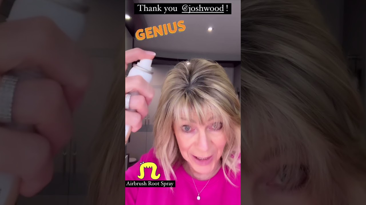 Ruth Langsford uses the Josh Wood Colour Airbrush Root Spray