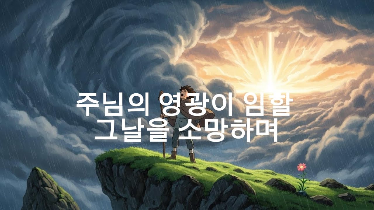 오직 영광의 주님만이 임하시네 ✨ 모든 눈물이 마를 그날 | 소망, 힘, 회복의 AI 워십 찬양 | Royalty Free BGM