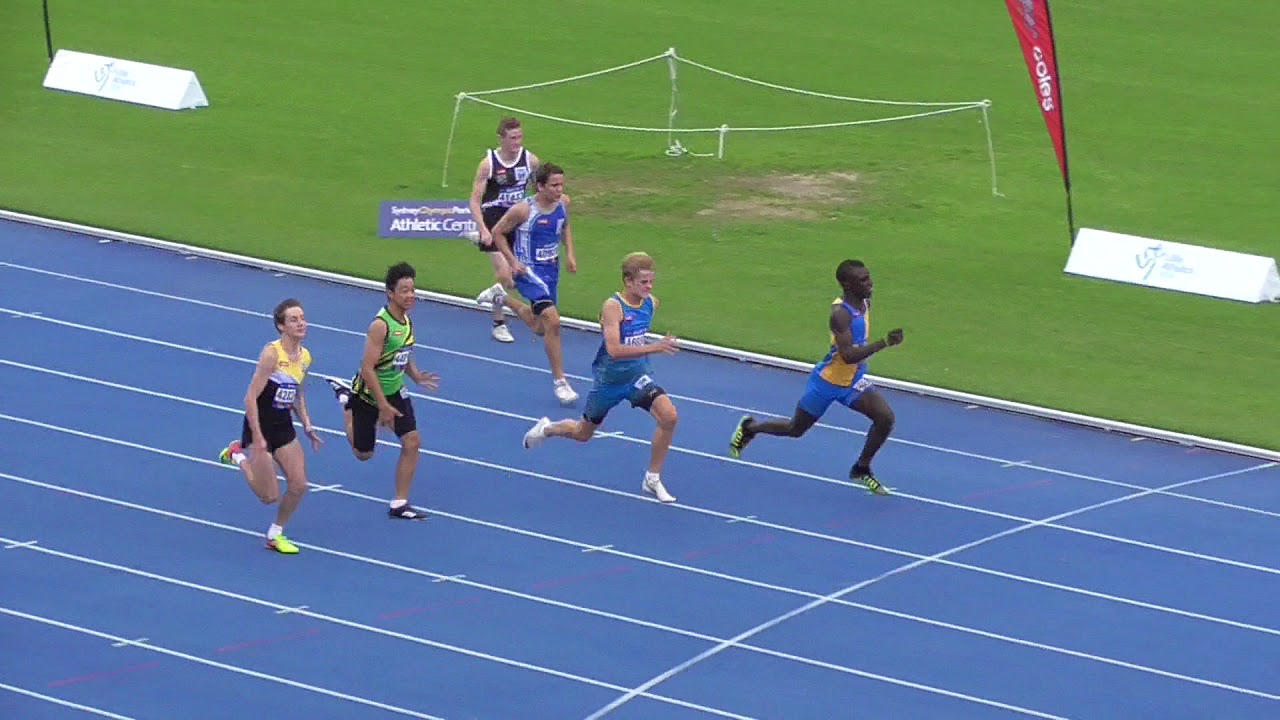 NSW Little Athletics State, Lachlan Wood,  U14 boys 100m Final, 11.86, 16/03/19