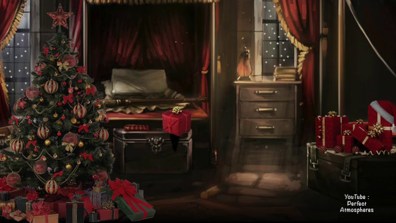 ASMR - Christmas at Hogwarts ❤ (Harry Potter ambience/soundscape)