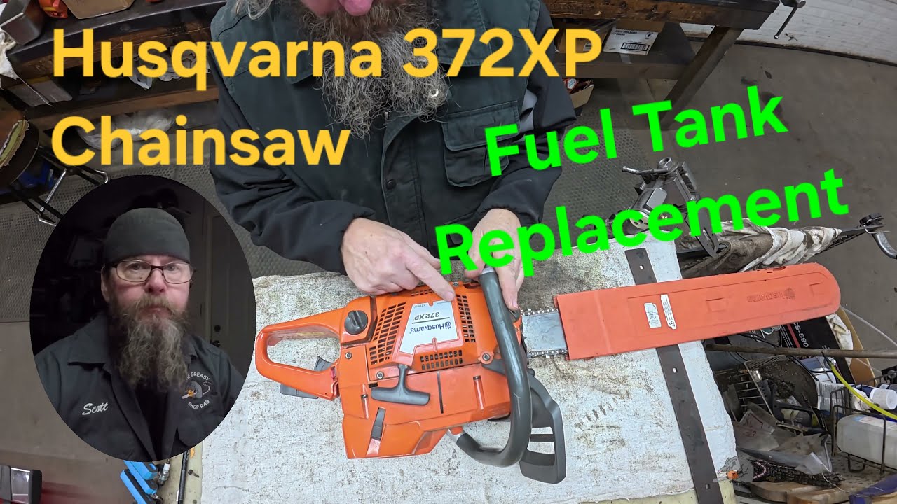 Бензопила Husqvarna 372XP сломалась! — Замена топливного бака