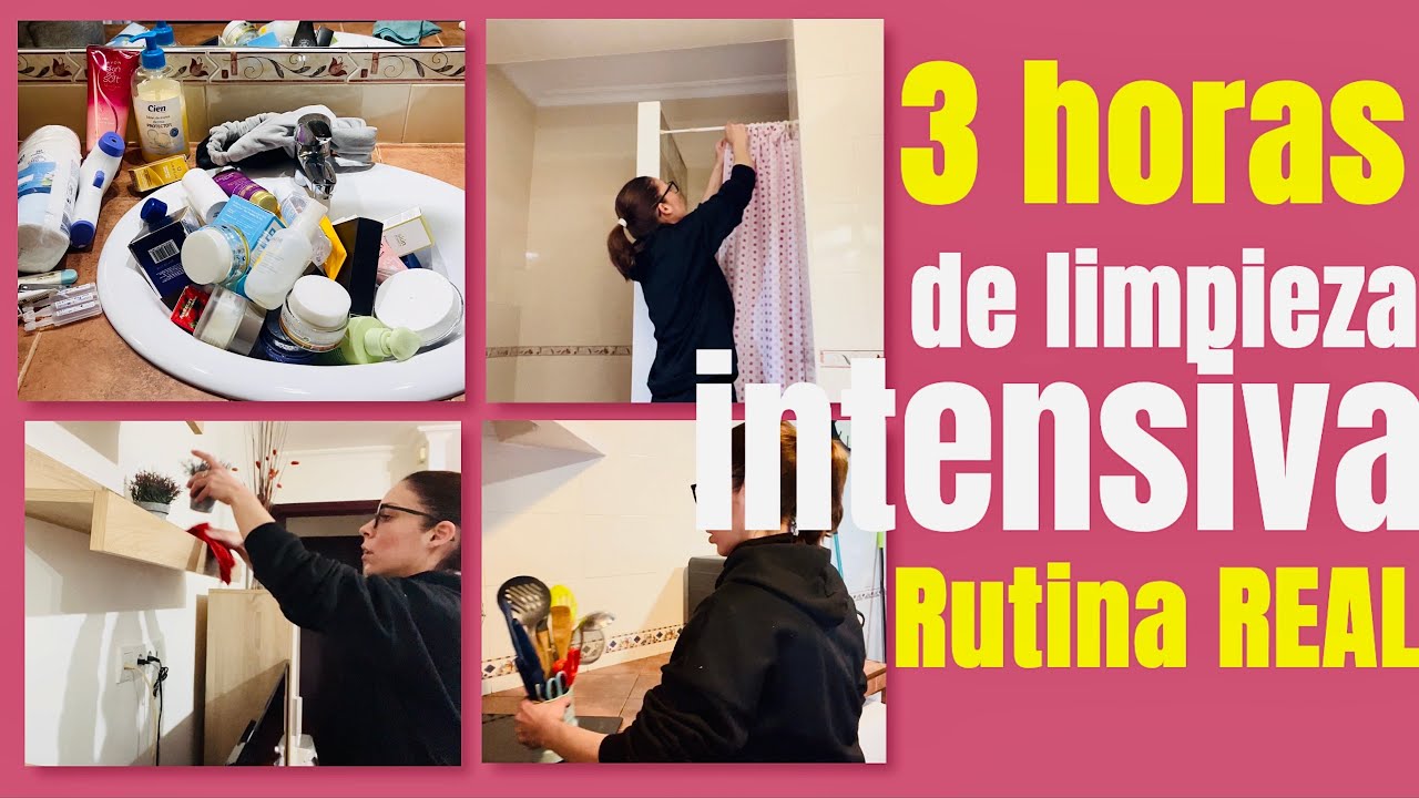 3 horas de LIMPIEZA INTENSIVA || Mi rutina de mañana REAL