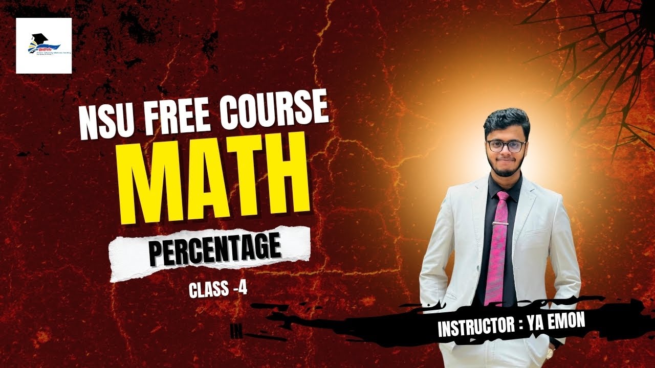 NSU Free course| Mathematics Class -4 