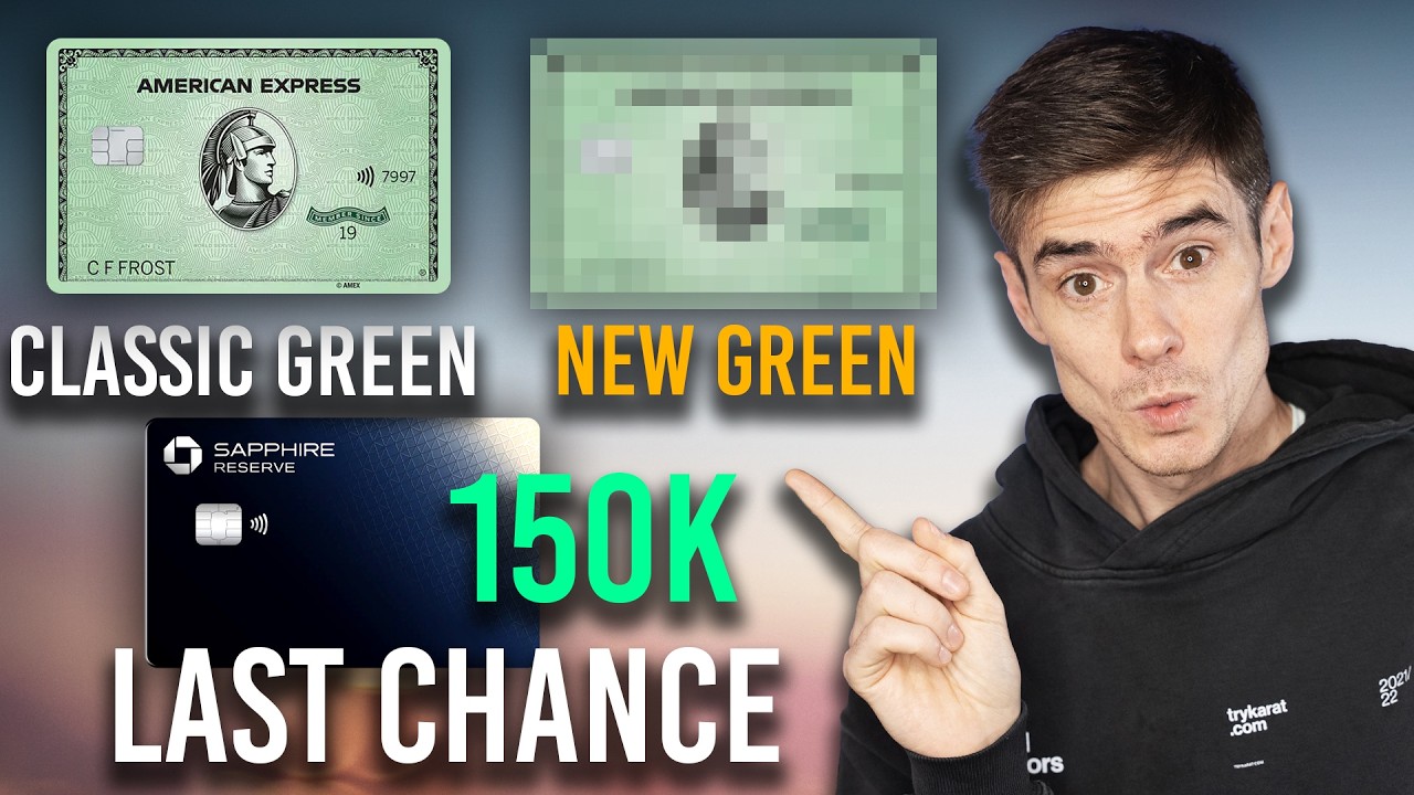 Обновление карты Amex Green уже скоро? + Последний шанс получить ЭТОТ бонус по Sapphire!