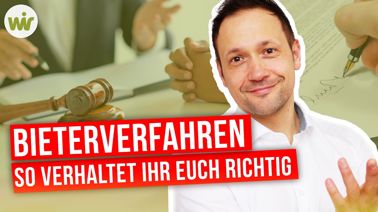 Makler will Bieterverfahren - So verhaltet ihr euch am besten (Empfehlung) #Baufinanzierung