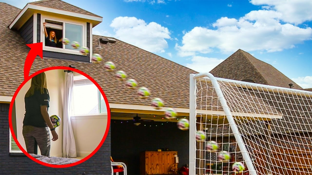 HOMEMADE INDOOR FOOTBALL CHALLENGES !!