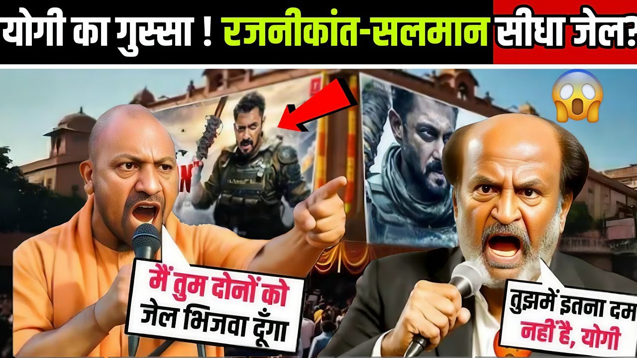 Politics vs Cinema: Yogi, Rajinikanth & Salman Khan Clash! 🔥 | Battle of Galwan Movie Controversy 