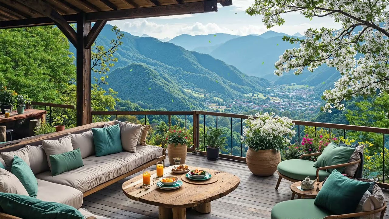 Spring Porch Jazz ☀️ Light Smooth Jazz Music for Relaxing Mornings, Sunshine & Fresh Air
