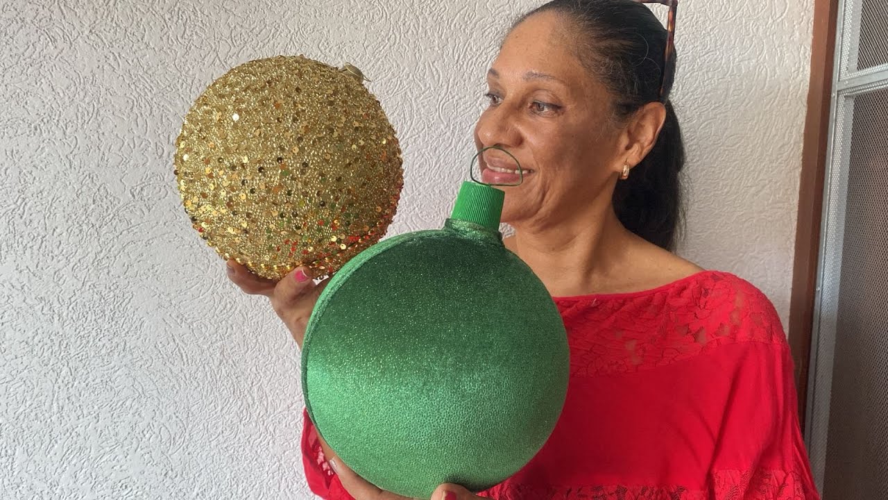 Bolas Navideñas GIGANTES | Tutorial l DIY