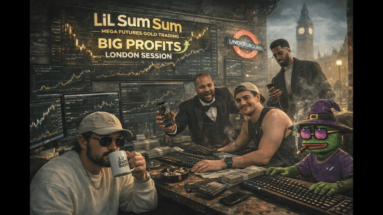 Gold & Nasdaq Futures Trading |LONDON SESSION |  Lil Sum Sum | February 23 2026