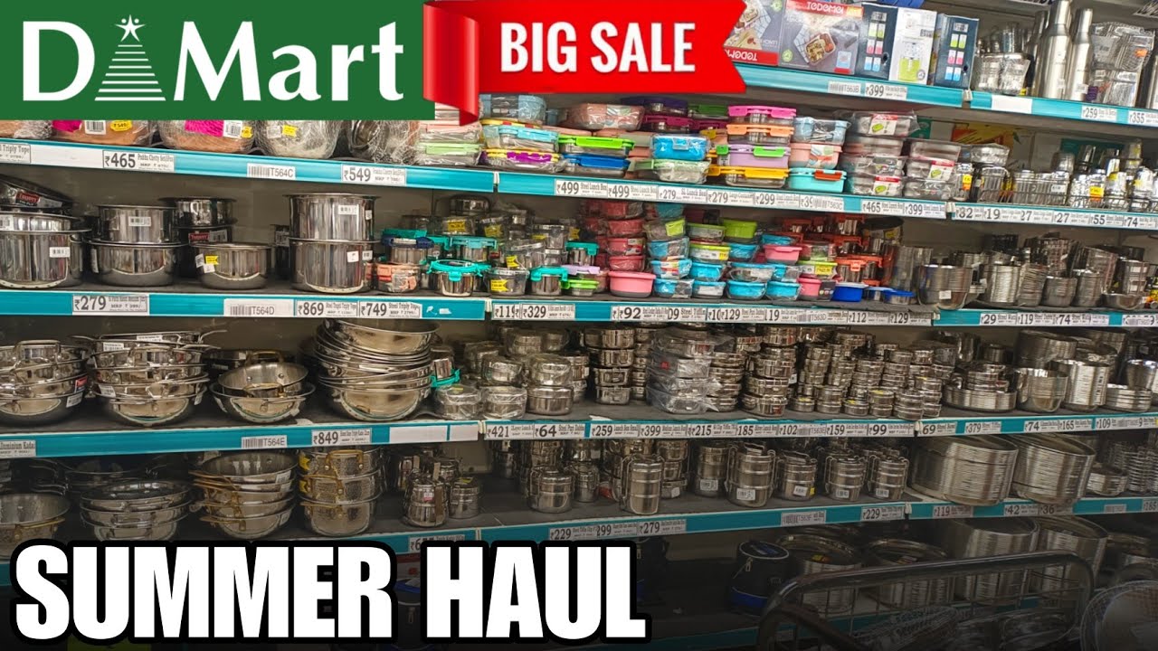 Летняя распродажа в DMART | Выгодные предложения на стальную посуду | Умные предложения