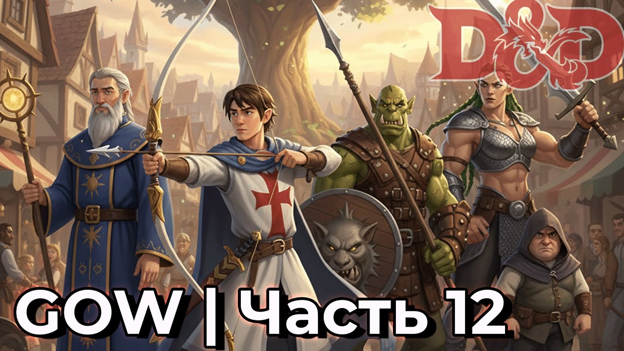 GOW ДНД | Новое приключение с бандой | Часть 12