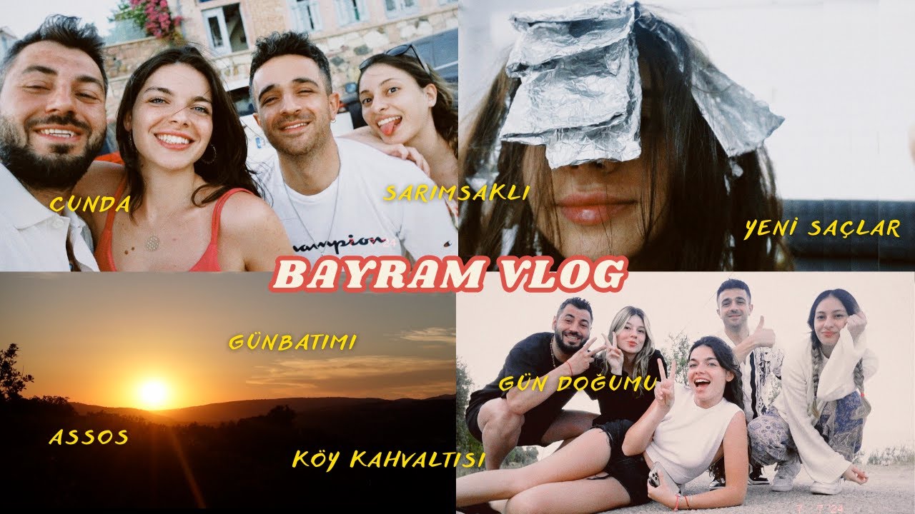 Dopdolu Bayram Vlogu: Akçay, Assos Kadırga Koyu, Adatepe, Yeşilyurt, Güre, Cunda, Sarımsaklı 👙🐚⛵🌊