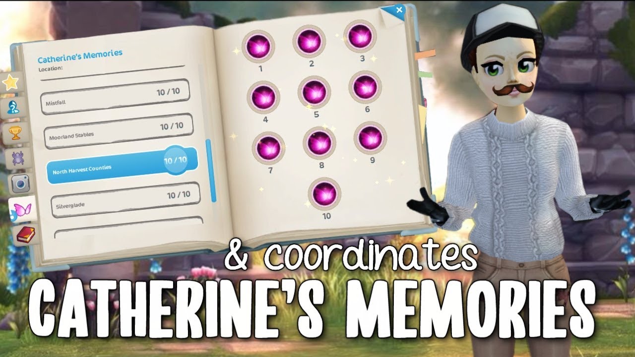 ALL Catherine's Memory Fragments & coordinates (North & South HC, Doyle's Abby, Silverglade ) - SSO