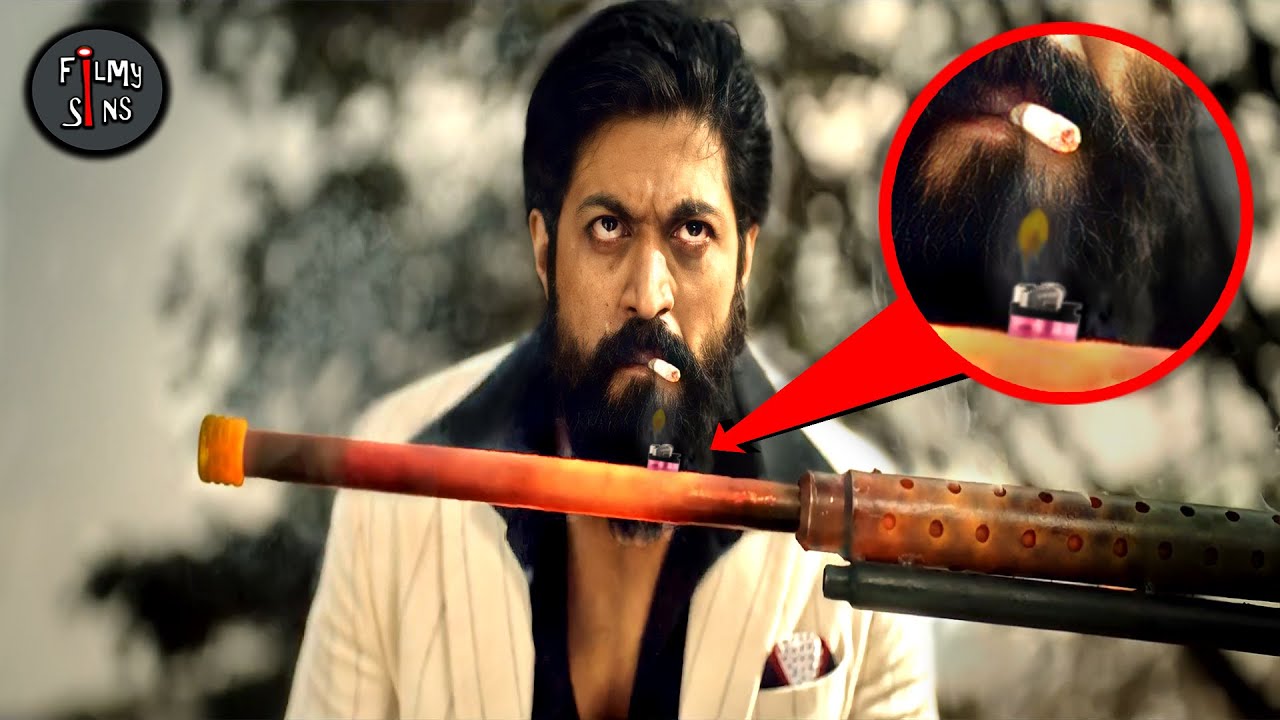 Hidden Lighter? 😂 (15 Mistakes) In KGF : Chapter 2 Plenty Mistakes In 