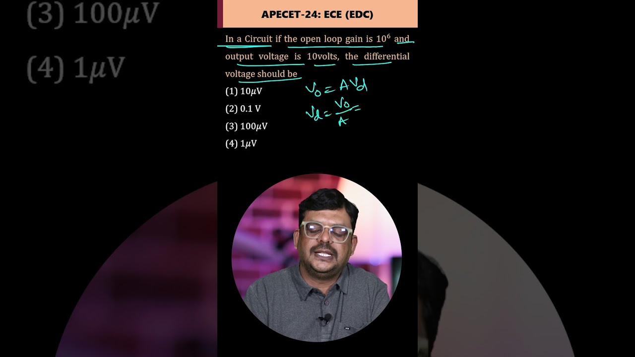 APECET - 24 Exam ECE Paper Solution (EDC) 