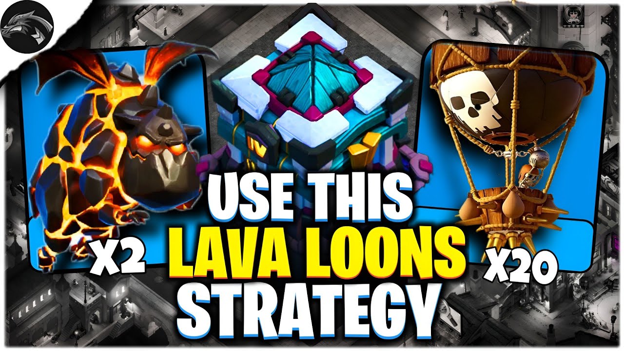 Th13 LAVA LOON Destroy Whole Base Th13 | Best Attack Strategy