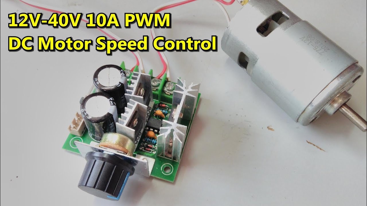 How to Use PWM DC Motor Speed Controller 10A (12V-40V) | POWER GEN