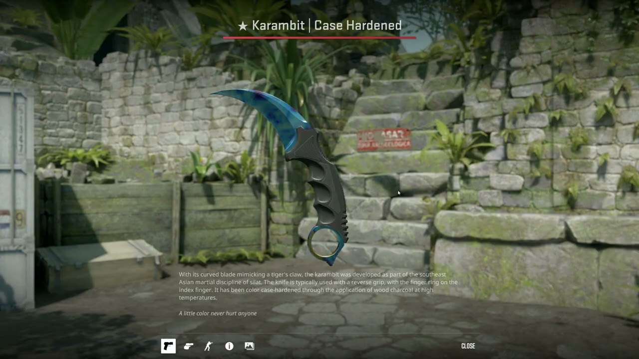 Karambit Case Hardened FN 387