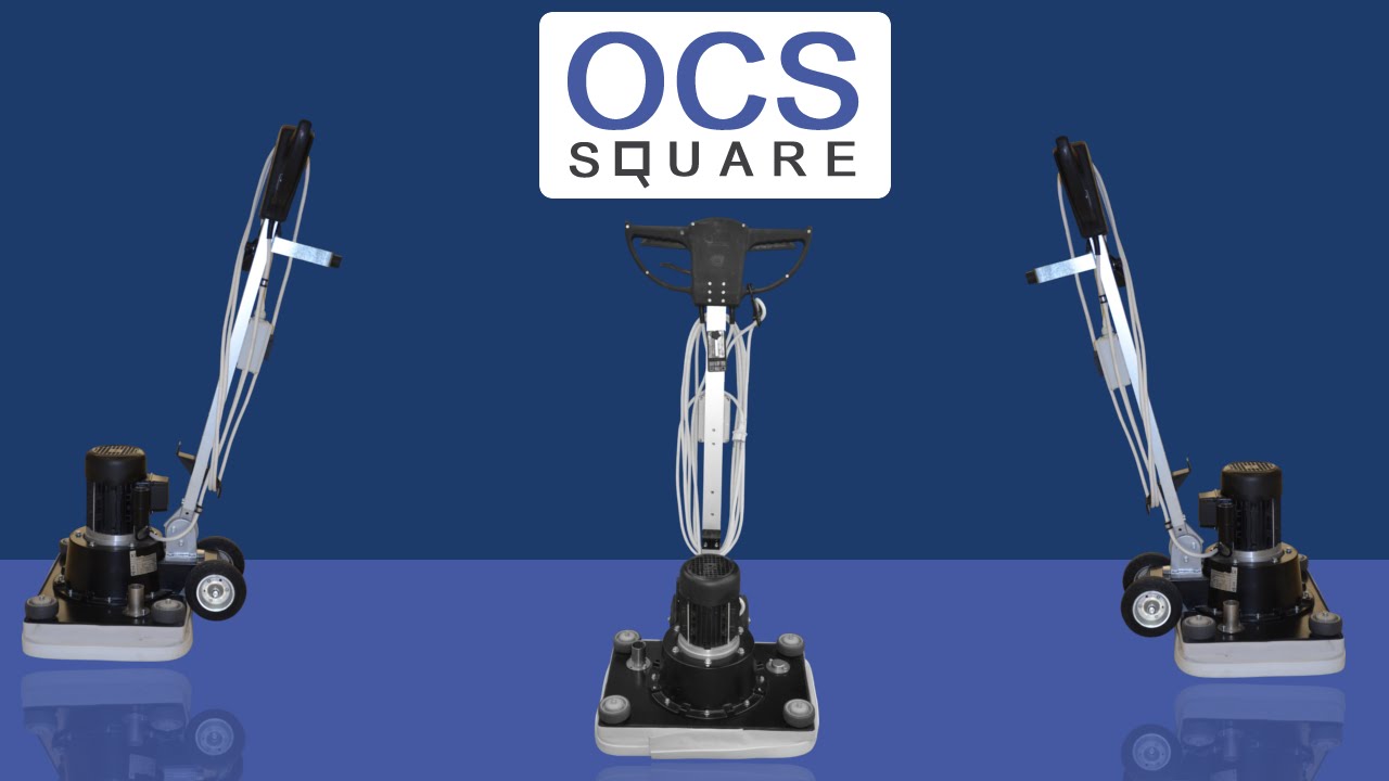 Grundreinigung eines Linoleumbodens mit der OCS Square