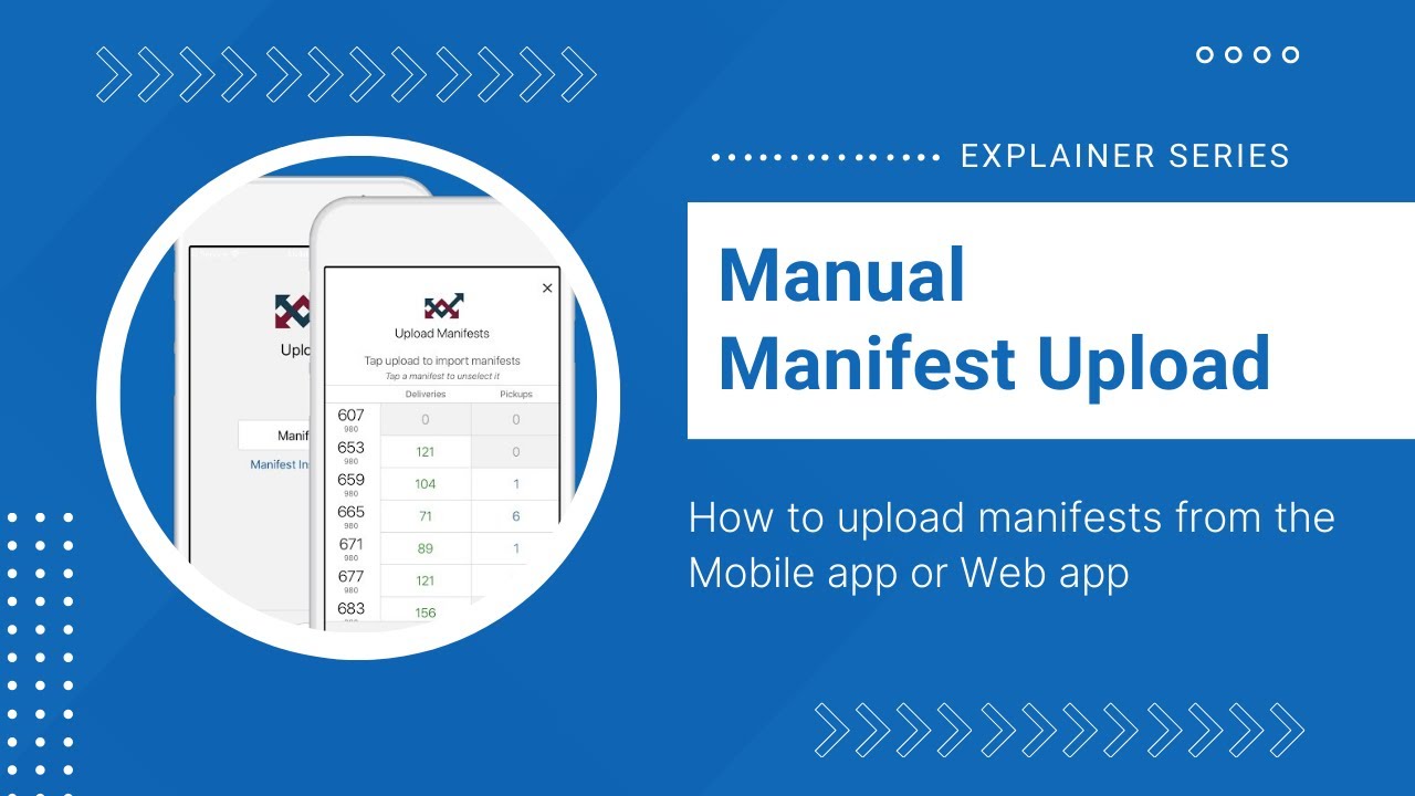 How it Works: Manual Manifest Upload