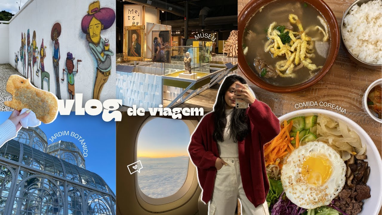 VLOG DE VIAGEM | Final de semana em Curitiba ✈️✨