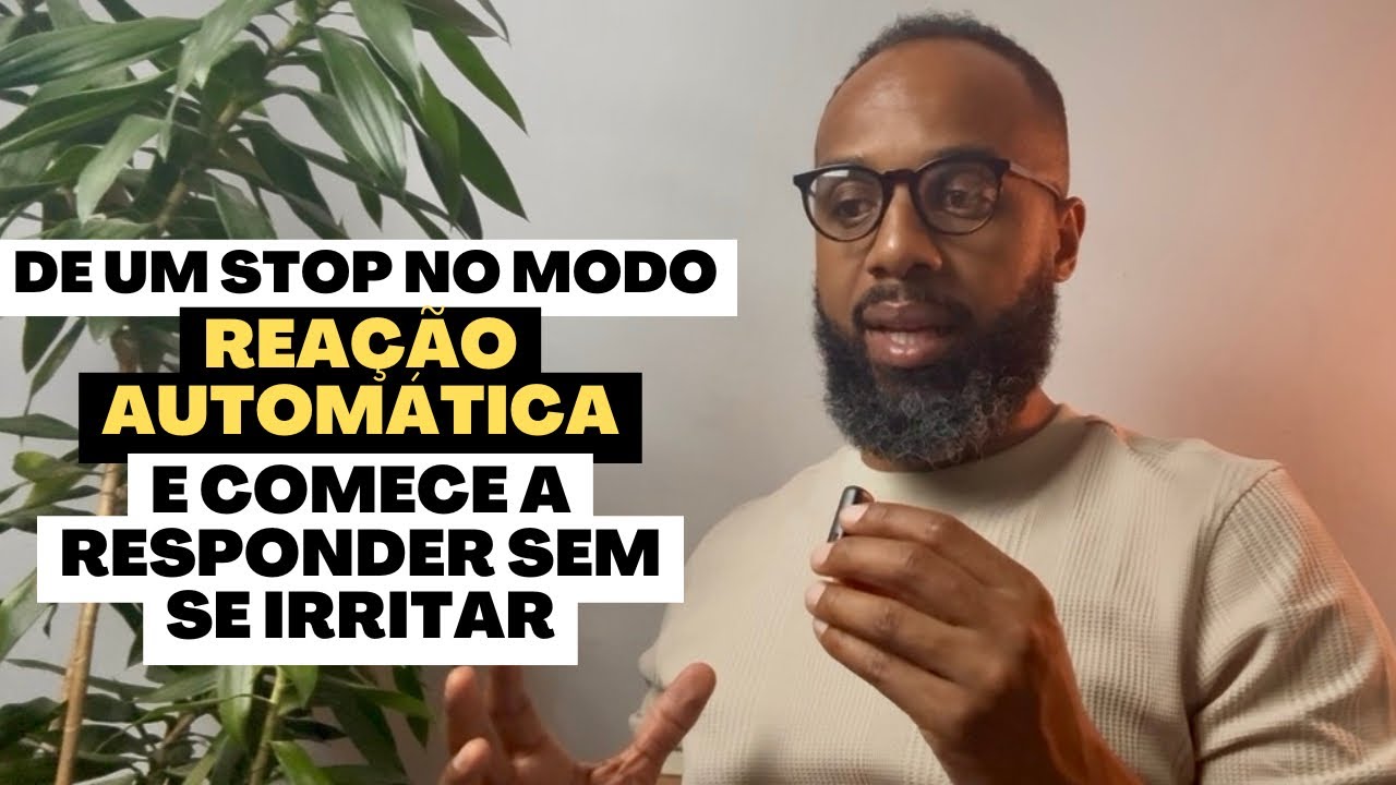 Ser reativo, é o mesmo que entregar a sua vida na mão dos outros.