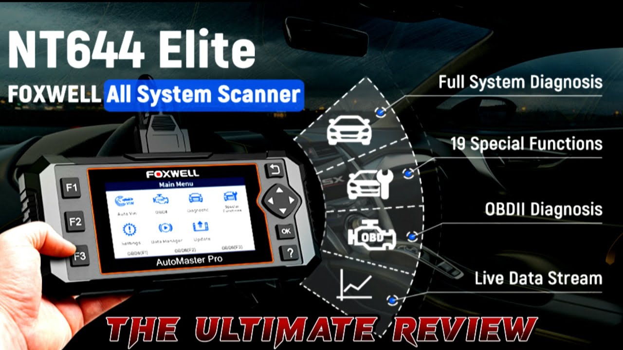 Foxwell NT644 Elite — лучший сканер OBD2? Честный обзор и демонстрация | Обзор Foxwell NT644 Elite |
