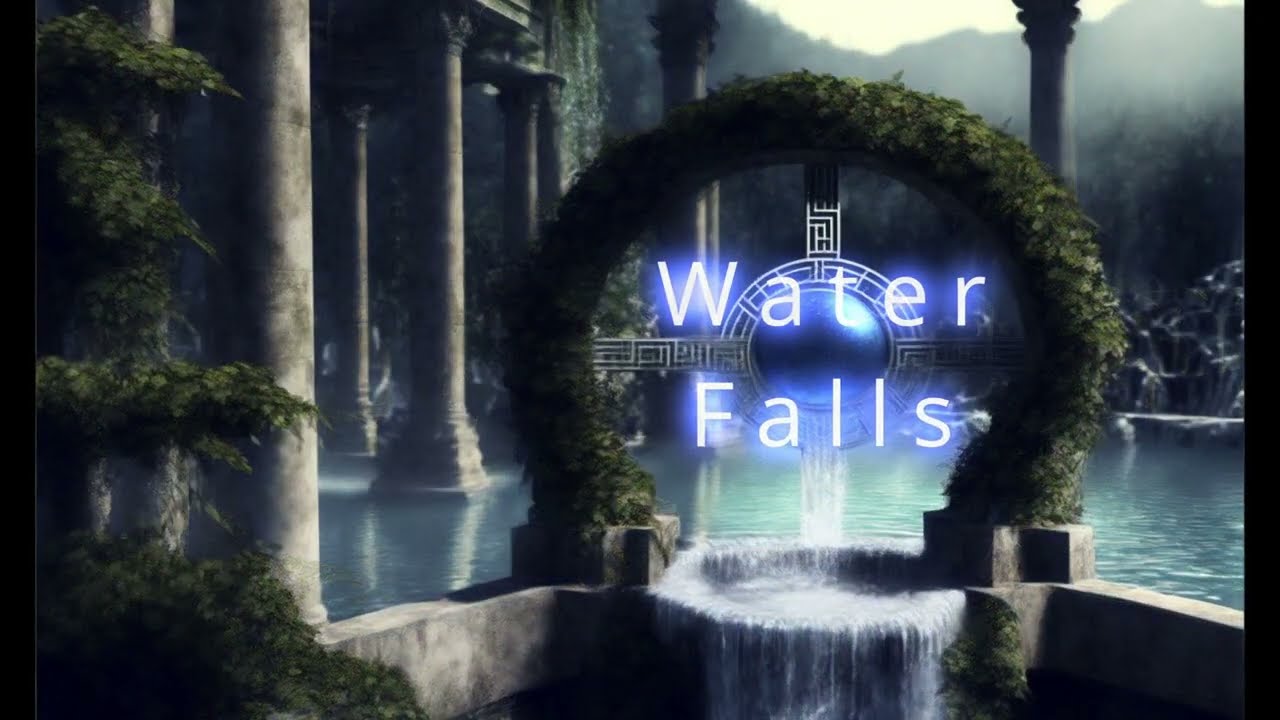 Water Falls Breath NO SOUND visual meditation