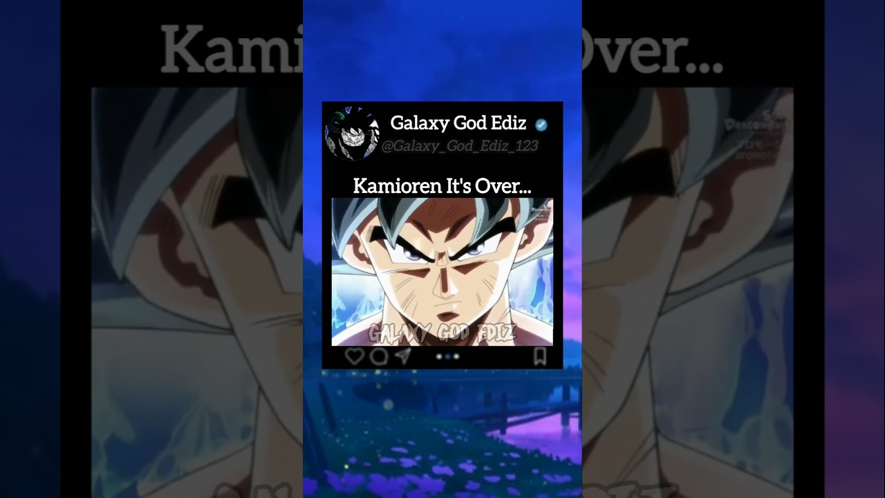 Kampioen It's Over 💀 #dbsh #anime #goku #shorts