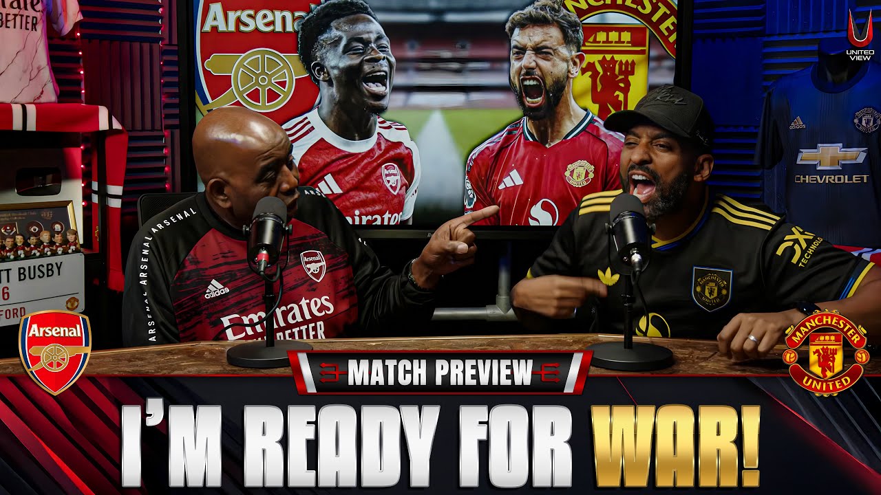 NO MORE FEAR! WE'RE GONNA DO THIS! | Arsenal vs Man United | Match Preview fr Robbie @AFTVmedia