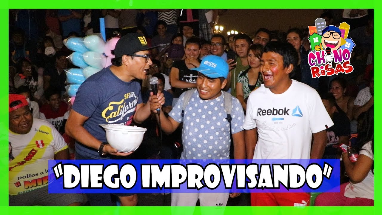 Diego Improvisando Junto Al Mostrito || El Chino Risas 😂😂😂 🇵🇪 10/01/2020
