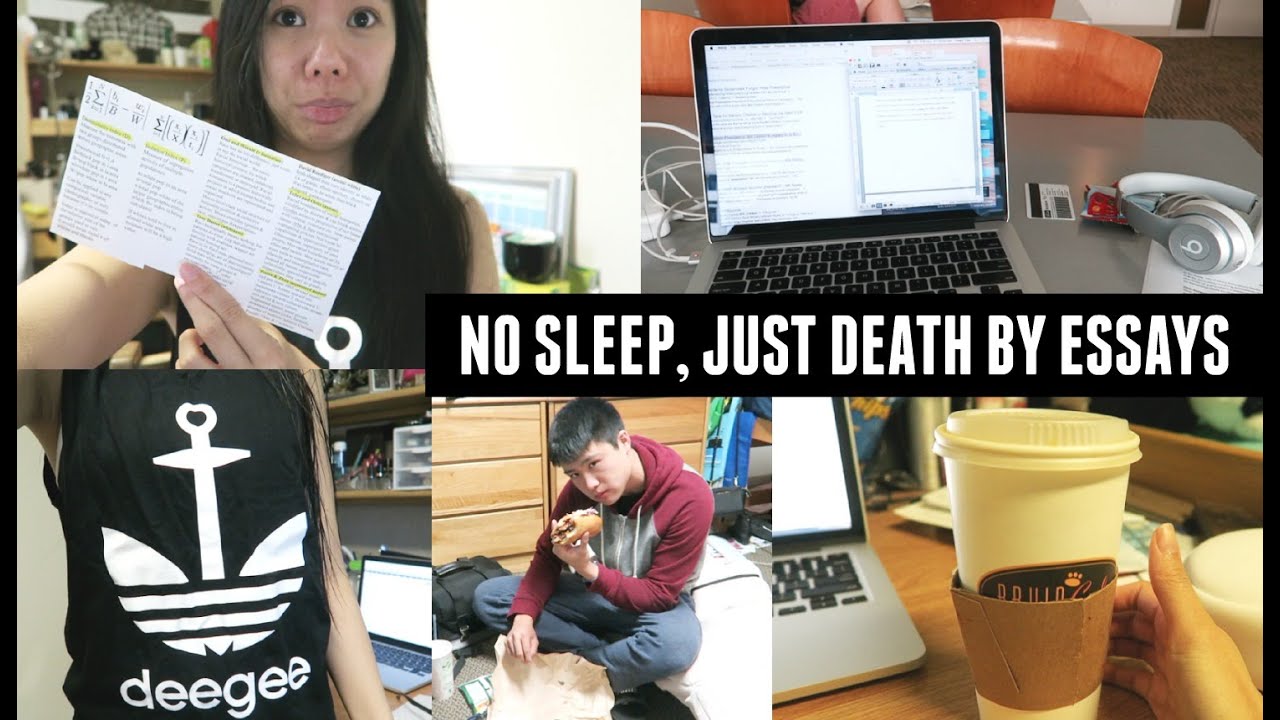 30+ Pages of Essay Writing = Delusional Sleep Deprived Cindy