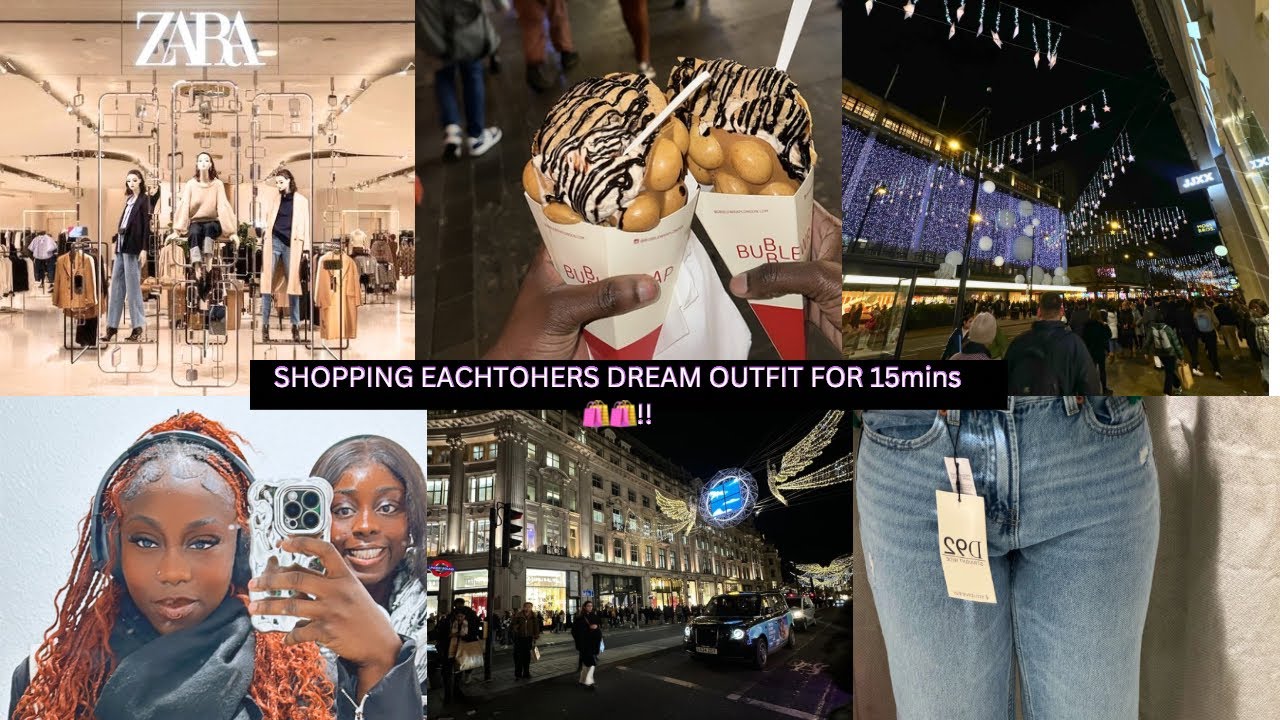 SHOPPING EACHTOHERS DREAM OUTFIT IN 15 MINUTES CHALLENGE 🛍️||*SHOCKINGG*