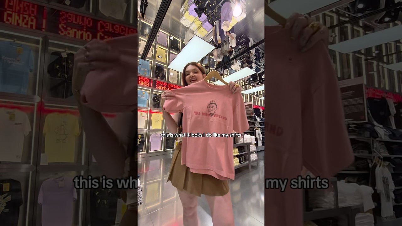 Labubu clothing collection at @UNIQLO!!! 🩷🩷🩷 #uniqlo #japanshopping #labubu ⁠@uniqlo.australia