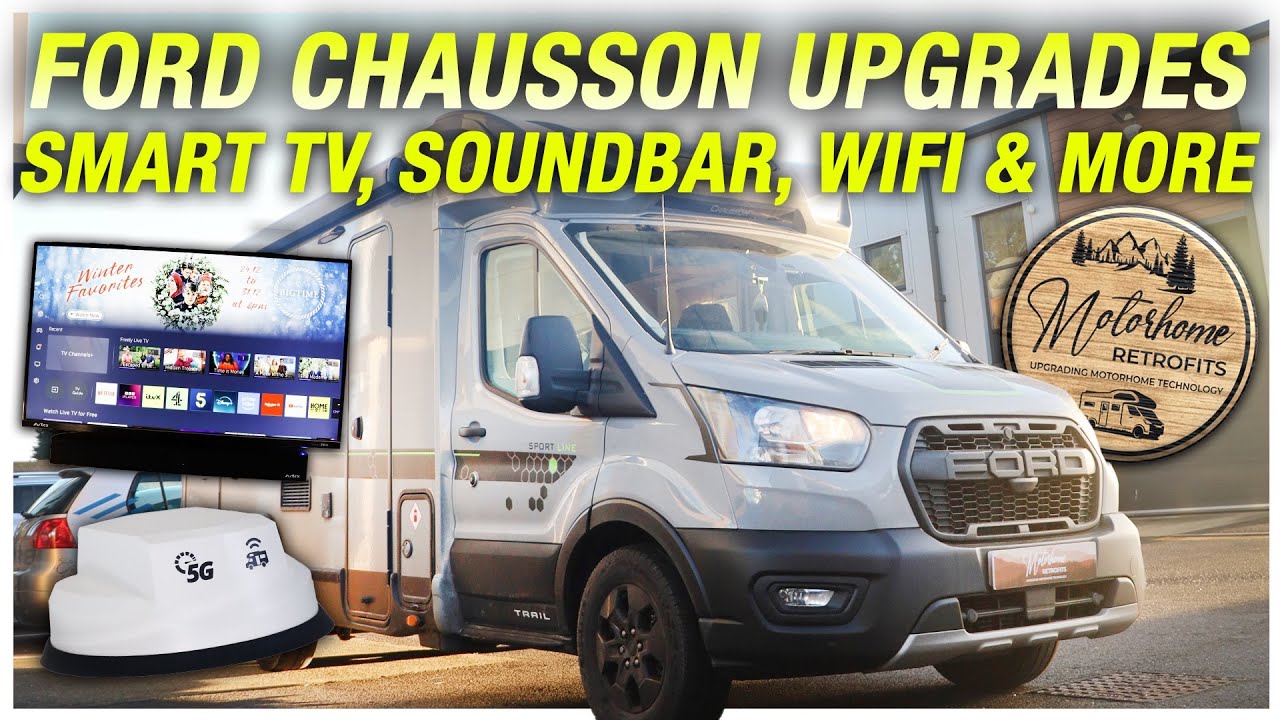 Автодом Chausson 2025 года выпуска | Установлены: Wi-Fi 5G, Smart TV, саундбар, телевизионная ант...